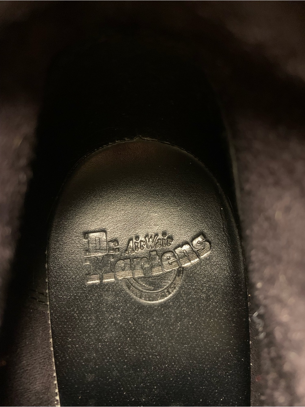 Dr. Martens Black Leather Chunky Heel Ankle Boots - Picture 5 of 6